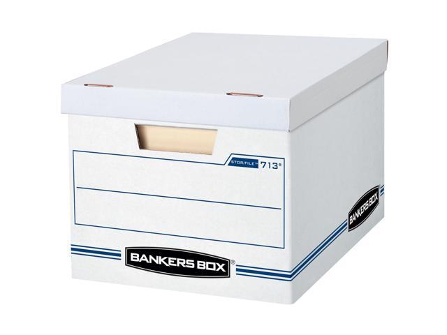 20-Pack Basic-Duty File Storage Box with Lid, Letter/Legal Tame everyday paperwork with affordable file boxes, lift-off lids, and reinforced...