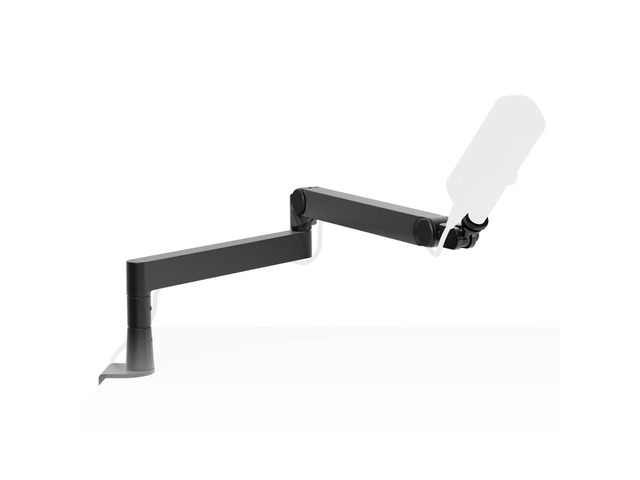 Wave Mic Arm Pro, Gas Spring Microphone Arm Supports up to 3kg, Silent gas-spring adjustment, Hidden cable channels, Padded clamp, Compatible...