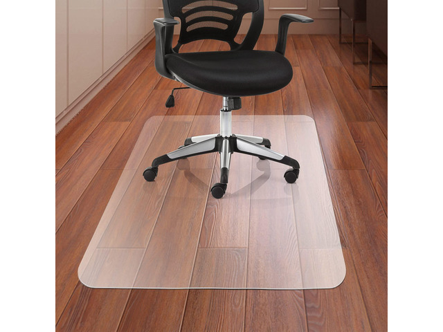 Office Chair Mat for Hardwood Floor, 30'' x 48'' Rectangle Transparent Desk Thick Durable Chair Mat for Rolling Chairs, Easy Glide, Floor-Protector