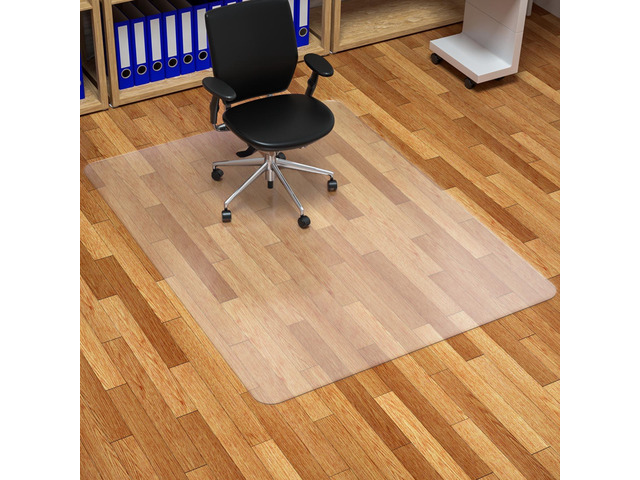Chair Mat for Hardwood Floor, 46' x 60' Large Clear Office Home Floor Protector Mat, Plastic Rolling Chair Mat for Tile Floor and Gaming Floors...