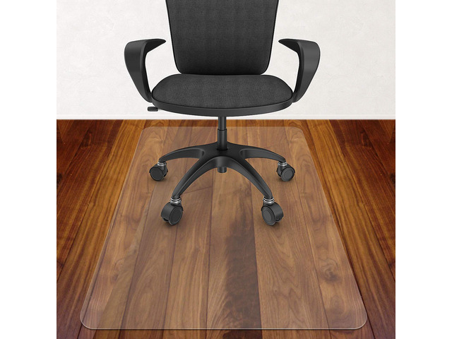 Office Chair Mat for Hardwood Floor 36 X 48'', Plastic Mat for Office Easy Glide on Hard Floors, Clear Computer Chair Mat, Office Floor Mat...
