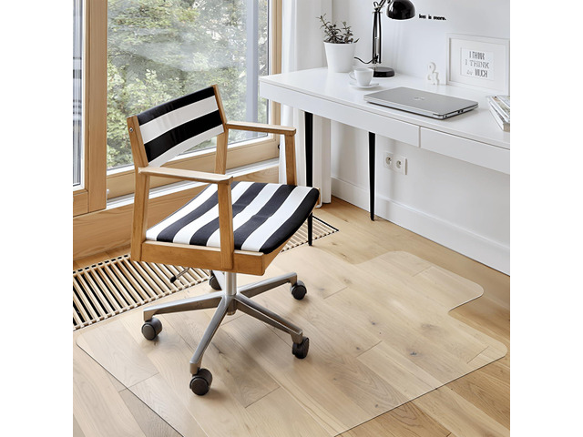 Office Chair Mat 36'' X 48'' 2 Pcs, Durable Desk Chair Mat with Lip Heavy Duty Plastic Office Floor Mat Under Rolling Chairs for Easy Glide and...