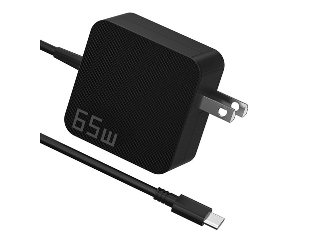 65W USB C Laptop Charger, Universal Fast Charging Power Adapter - Compact Type C Charger Block for MacBook, Dell, HP, Travel, Home & Office Use