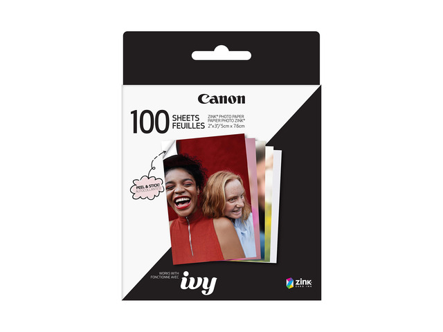 Ivy Zink 2' x 3' Photo Sticker Paper 100 Sheets Pack