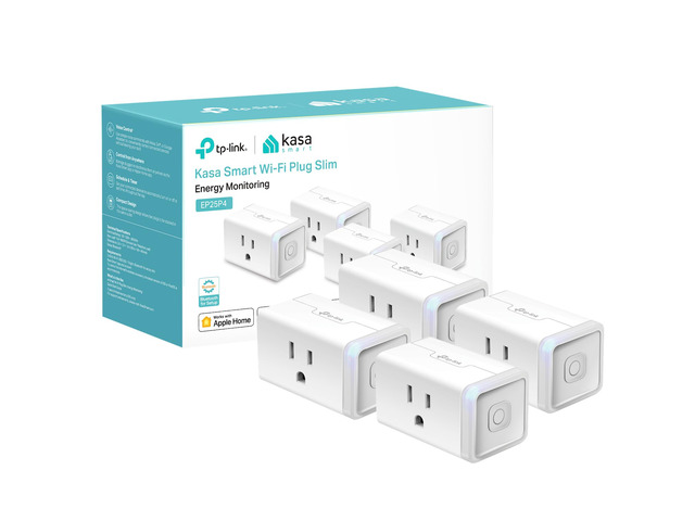 Plug Mini 15A, EP25P4, Apple HomeKit Supported Smart Outlet Works with Siri, Alexa & Google Home, UL Certified, App Control, Scheduling, Timer,...