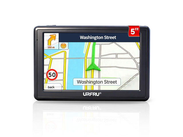 5-inch GPS Navigator for Car, Small Size Fits Tight Cab, No Network Needed 2026 Offline Map with Free Updates, Voice Guidance, Touchscreen, Speed...