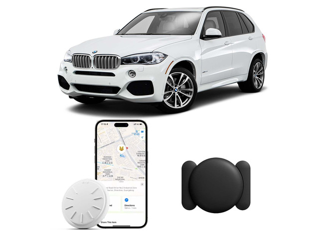 GPS Tracker for Vehicles, 1PCS Real Time Tracker Device for Vehicles, Work with Find My (iOS Only), MINI Magnetic Car Tracker Device Hidden,...