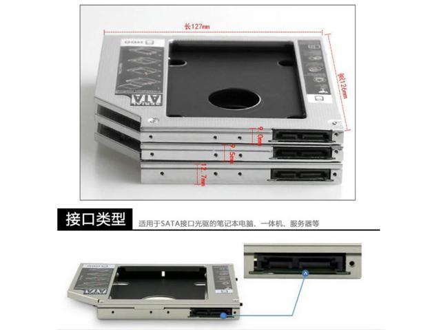 For X450VC X550C X550CC X450V X550 SSD Optical Drive Bay Bracket 9.5