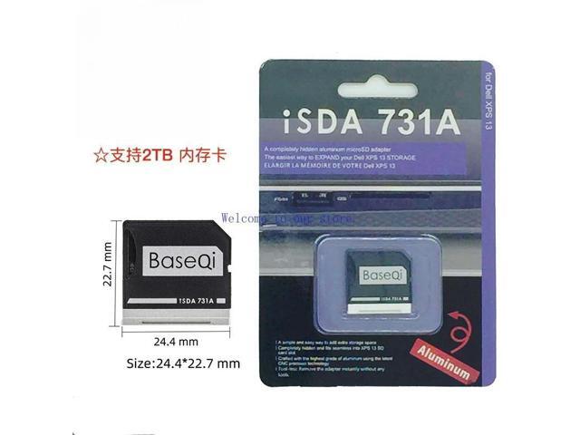For BaseQi Genuine Aluminum Alloy Expansion TF Card Sleeve Compatible with XPS 13 Inch 9360