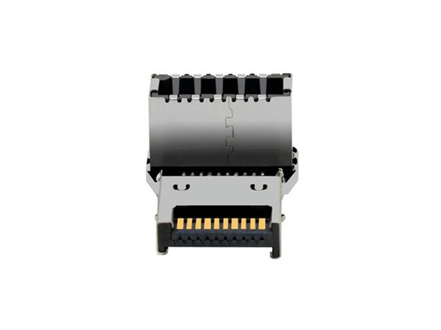 USB3.1 10G Type-E 90 Degree Computer Motherboard Front Type-C Wiring Converter Connector Adapter Installation