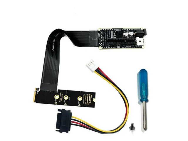 External Graphics Card Adapter PCI-E 4.0 X4 To M. 2 M-Key Extension Cable Nvme Pcie To Pcie 4.0 X4 M. 2 M-Key PH427B-15