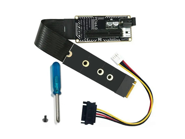 M. 2 M-Key Nvme Pcie 4.0 X4 Expansion Cable PCI-E 4.0 X4 To M. 2 M-Key Adapter External Graphics Card Extension Cable PH427A-