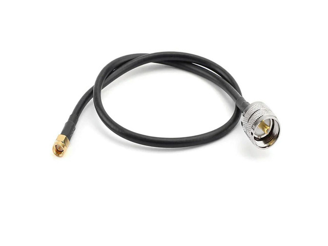 NNR-1Pcs RG58 Cable UHF SO239 Female to SMA Male Connector RF Coaxial Straight Extension Cord,1M