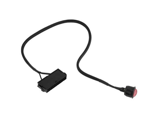 24-Pin Female ATX PSU PC Power Supply Starter Tester Start Up Jumper Ridge Cable With ON/OFF Switch,50Cm