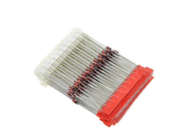 250PCS 1W Zener Diode Assorted Kit 3V-33V, 25 Values Assorted Assortment Set, Electronic Component DIY Kit 1N47