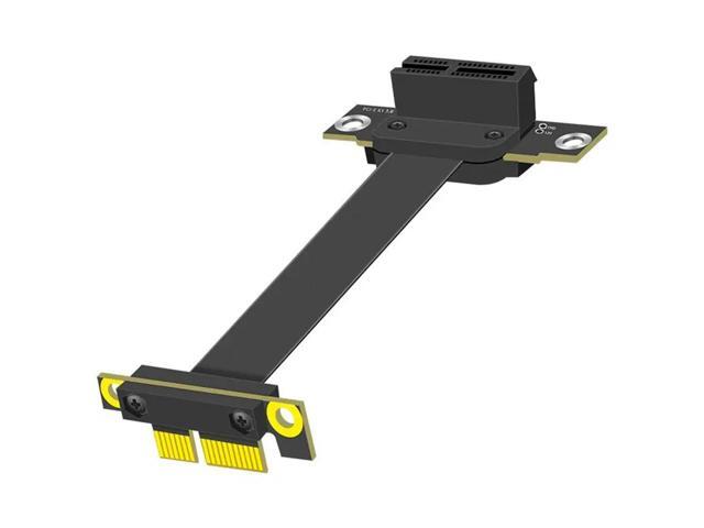 PCIE 1X Extension Cable 90 Degree, PCI-Express 3.0 1X Male To Female Riser Cable PCI-E 1X Extender Adapter 10Cm Replacement