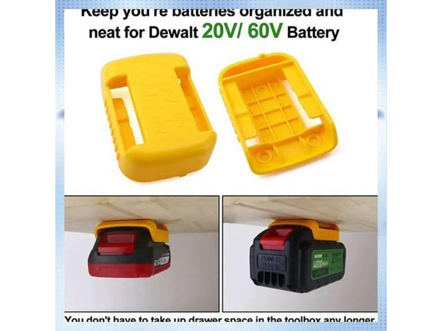10Pcs Holder For Dewalt 18V 20V Wall Mount Dock Holder For Dewalt Tool 18V-60V Holder