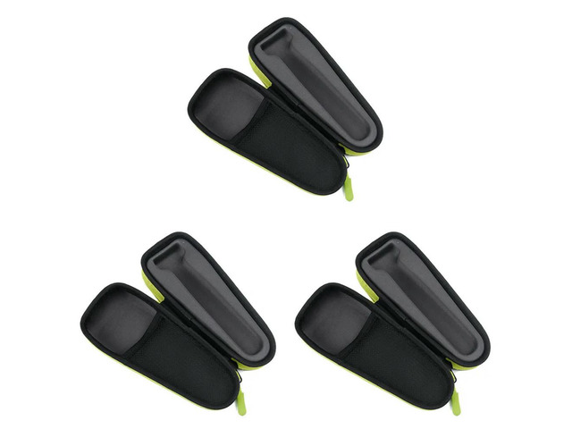 3X For QP2530/2520 Shaver Bag Hard Box Travel Carry Case Cover For Single Blade Shaver