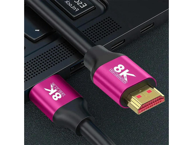 -Compatible Cable 2.1 1.5M High-Speed -Compatible Cord For 8K Video For Tvs, Pcs, And Gaming Consoles