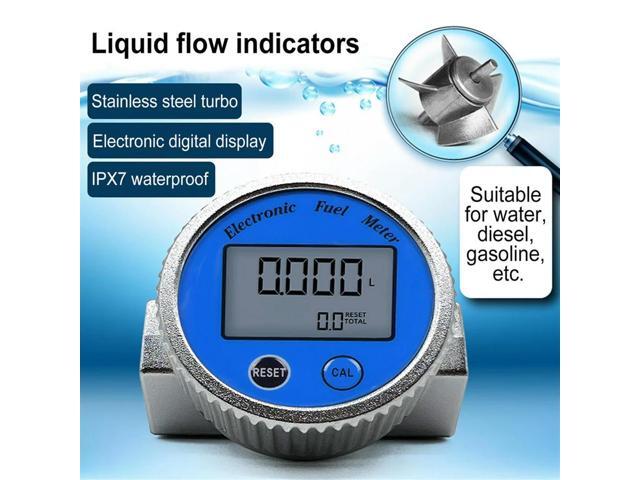 DN25mm Flow Meter High Precision Electronic Turbine Flowmeter Methanol Digital Fuel Gauge Oil Turbine Flow