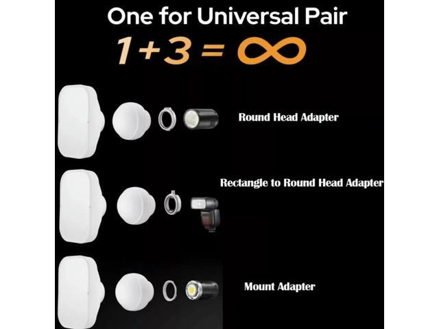 Photography Lighting Upgrade With ML-CD15 Universal Diffuser Dome Softbox Kit For Camera Flash Speedlite