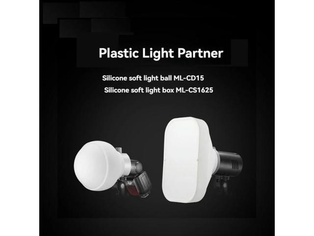 Photography Lighting Upgrade With ML-CD15 Universal Diffuser Dome Softbox Kit For Camera Flash Speedlite