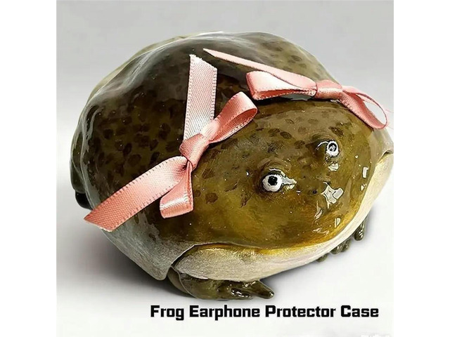 Earphone Protector Case Frog Case Earphone Protector Case Creativity Anti Drop Scratch Cases Fun Gift For Pro 3