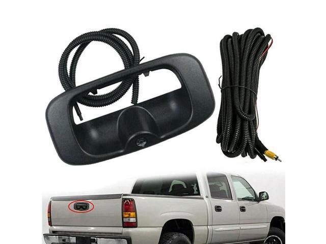 Rear Tailgate Handle With Camera & Wire Harness For GMC Sierra 1500 Silverado 2500 1999-2007 15228539 15046512 Part
