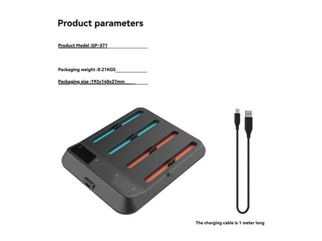 For Switch2 Left And Right Controller Charging Stand NS2 Controller 4-In-1 Charging Stand With Indicator Light