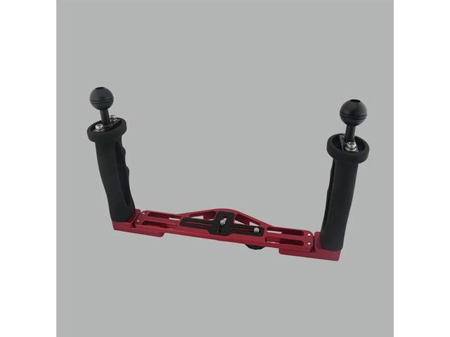Underwater Camera Tray Stabilizer Dual Handle Rig Underwater Tray Stabilizer Housing Bracket For Photography B