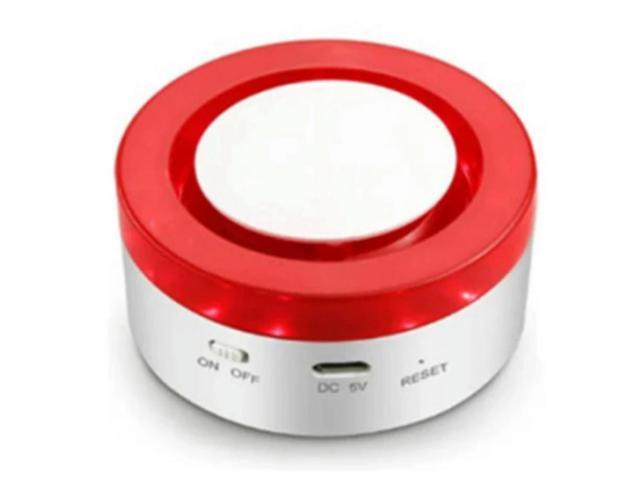 Home Security Tuya Siren Alarm Strobe Flash Horn 100DB Big Sounds to Threaten Thief for Alexa EU