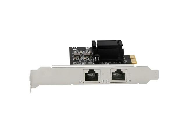 PCIE to 2-Port 2.5G Gigabit Network Card Server Desktop Soft Routing 2500M High-Speed RJ45