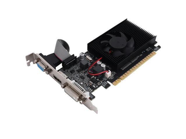 GT 610 1G Ultra-Fast Graphics Card 1GB 64Bit DDR3 810/500Mhz PCI-E 1.1 X16 Desktop Small Chassis PC Gaming Graphics Card