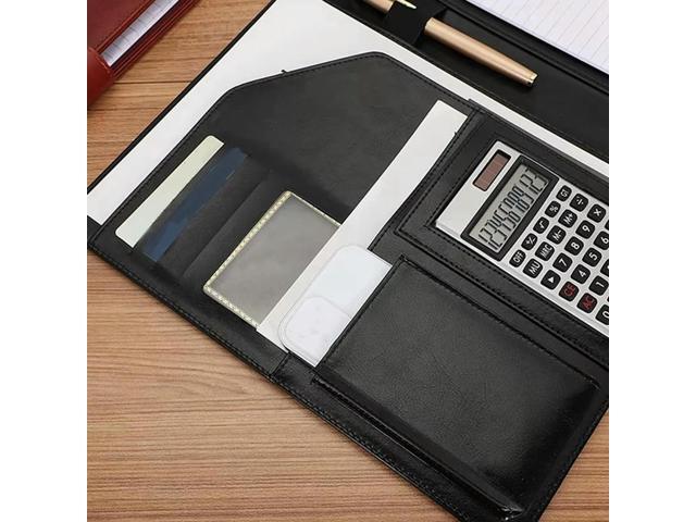 A4 Business Folders File Folders For Folders Clipboard Folders Calculator PU Leather Box