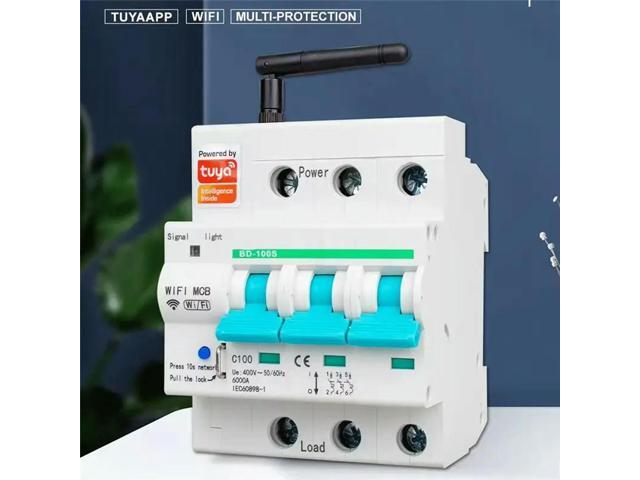 Tuya Circuit Breaker Life Timer Automatic ligent Switch Overload Short Circuit Protection 2P