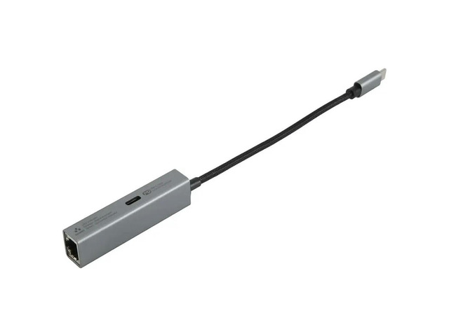 2 In 1 USB C Network Card With PD 60W Fast Charging Port 1000Mbps Type C To Ethernet RJ45 Lan Gigabit Adapter For PC