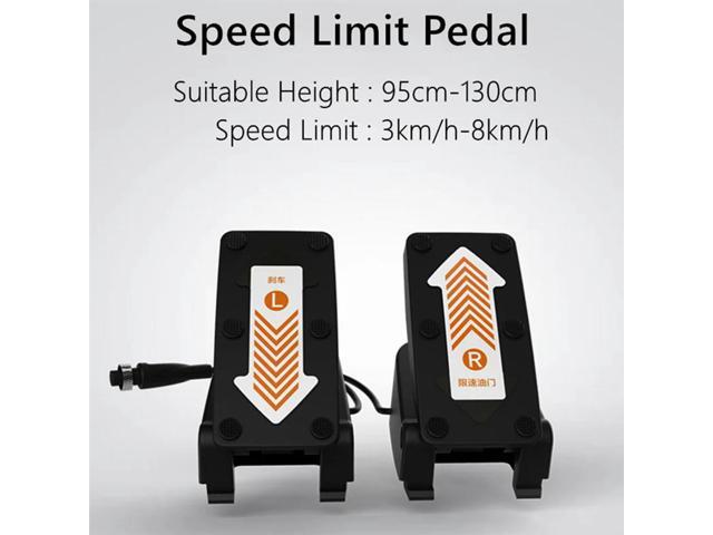 Child Speed Limit Throttle & Brake Pedal for Ninebot Gokart Kit Accelerator Brake Pedal for Gokart Pro