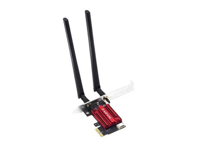 AX900 6 Pcie Network Card Bluetooth 5.4 Dual-Band 2.4G/5.8Ghz External Antenna Gaming/PC Adapter For 10/11