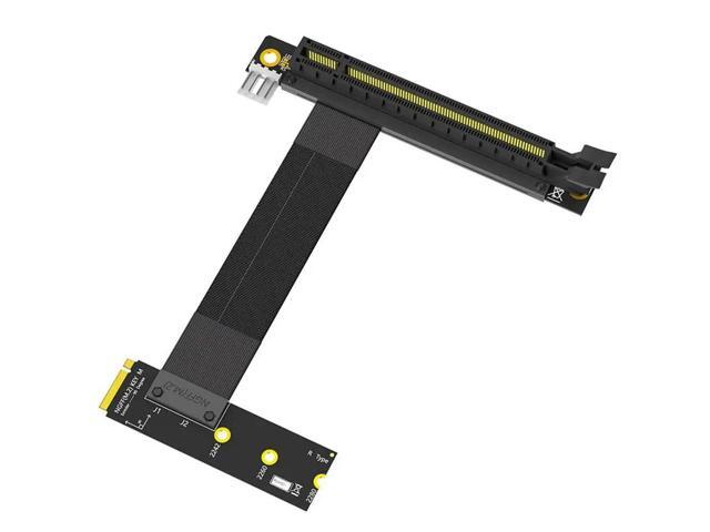 M.2 NGFF Key M To PCI-E 16X Graphics Card Riser Adapter Card, Nvme To PCI-Express 16X Extension Cable(Right Direction)