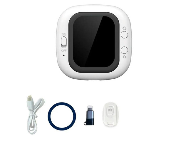 Phone Rear Camera Selfie Monitor Magnetic With Remote Control Wired Mini Mount Vlog Phone Rear Camera Selfie