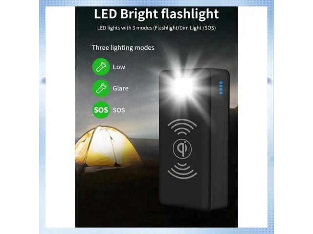 Solar Charger 10000 Mah Charging Large Capacity Mobile Phone Outdoor Camping Mobile Power Bank