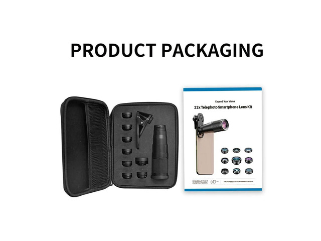 L10 in 1 Mobile Phone Lens Kit 22X Telephoto Lens Fisheye Lens+Wide Angle Macro Lens+CPL Filters for All phones