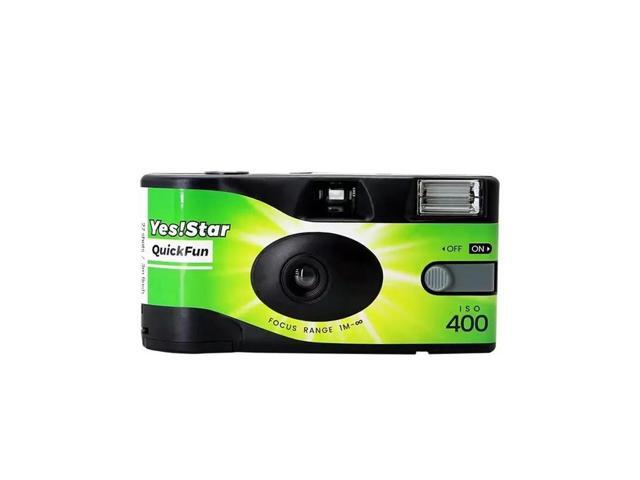 Quick Fun Disposable Camera Disposable Film Camera 27 Exposures ACE 400 Flash Camera