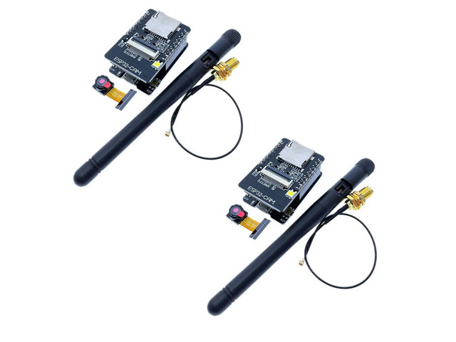 2X ESP32-CAM-MB USB ESP32 Serial To ESP32 CAM Development Board CH340G 5V Bluetooth+OV2640 Camera+2.4G Antenna IPX