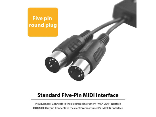 Premium-Select DOREMiDi BT 5.0 MIDI Adapter for Digital Pianos