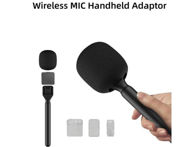 5X Handheld Microphone Handle Grip Stick Plug And Play Handle Adaptor For RODE SYNCO Comica Saramonic
