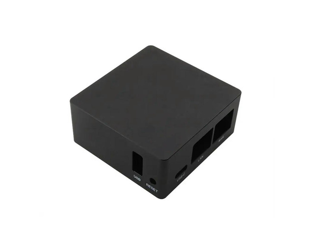 For OPI R1 Plus LTS Board Enclosure Protection Cover With Aluminum Alloy Case Integrated Heat Sink For Orange Pi R1 Plus LTS