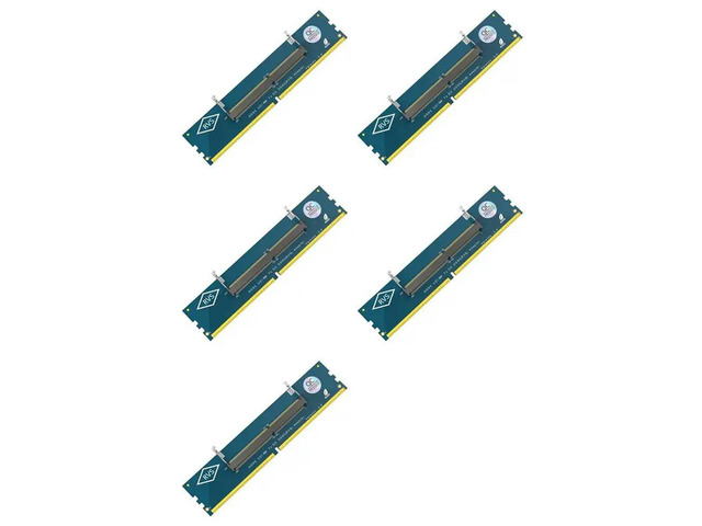 5X Laptop DDR5 RAM To SO DDR5 U-DIMM Desktop Adapter Card, Memory Tester SO DDR5 To DDR5 U-DIMM Converter