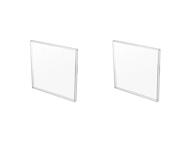 2X Vinyl Record Display Case Acrylic Wall Mount Holder For 12-Inch Vinyl Records Album Record Shelf