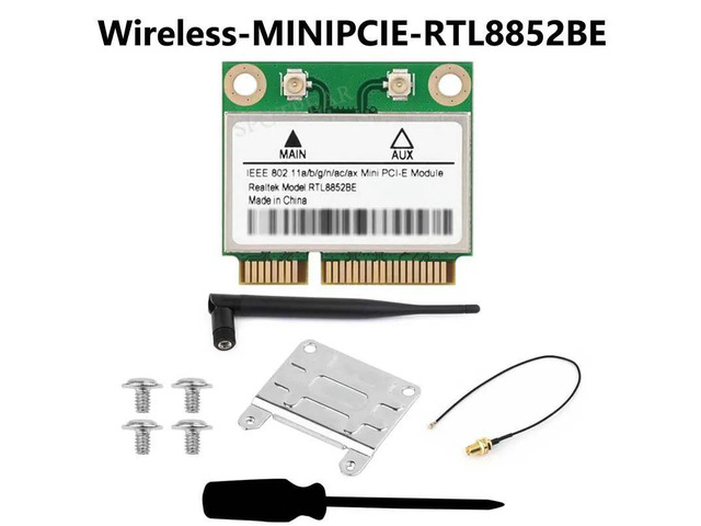RTL8852BE network card Gigabit dual-band 6 module Standard Bluetooth 5.2 Waveshare